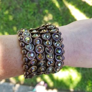 Antique Copper Stretch Bracelet